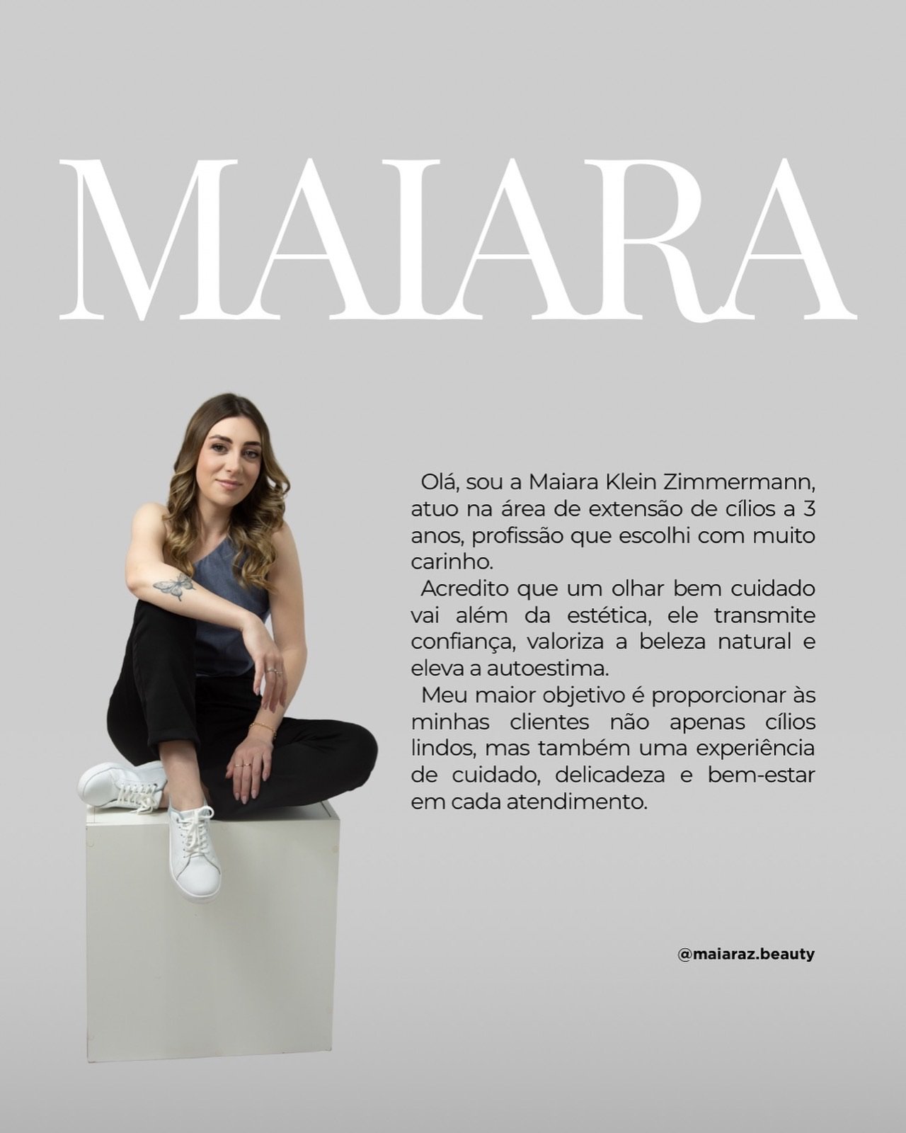 Olhar com maquiagem minimalista